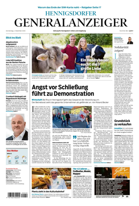 Cover of Hennigsdorfer Generalanzeiger