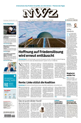 Cover of NWZ  (Göppinger Kreisnachrichten)
