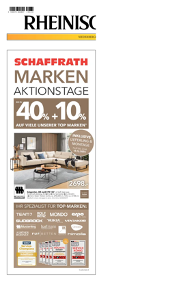 Cover of Rheinische Post Mettmann 