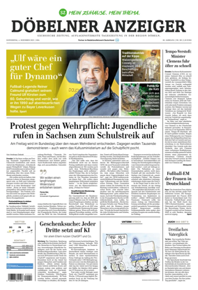 Cover of Sächsische Zeitung (Döbeln)