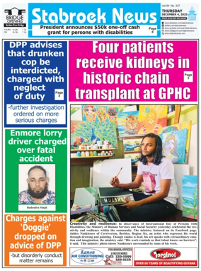 Cover of Stabroek News