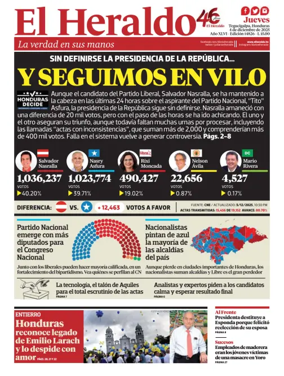 Cover of Diario El Heraldo