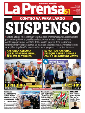 Cover of Diario La Prensa