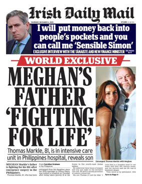 Cover of Irish Daily Mail