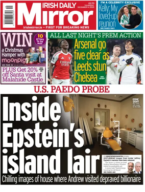 Cover of Irish Daily Mirror