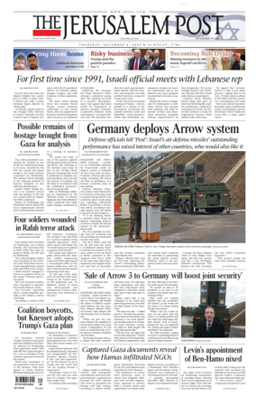 Cover of Jerusalem Post