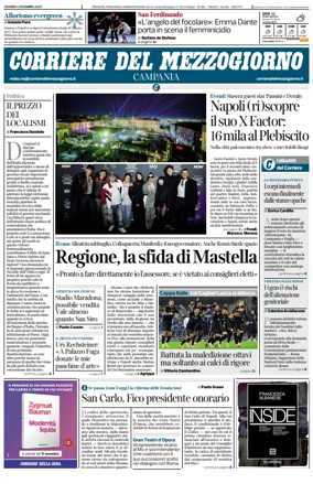 Cover of Corriere del Mezzogiorno (Campania)