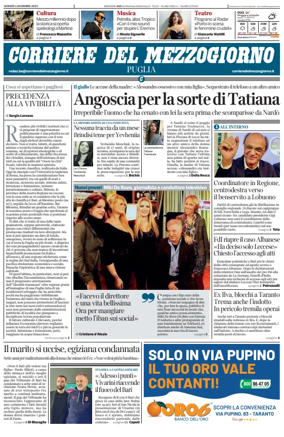 Cover of Corriere del Mezzogiorno (Puglia)