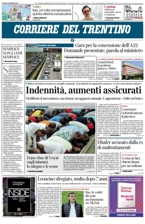 Cover of Corriere del Trentino