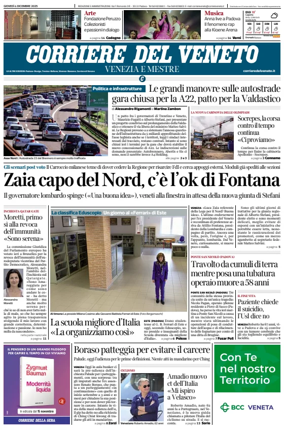 Cover of Corriere del Veneto (Venezia e Mestre)