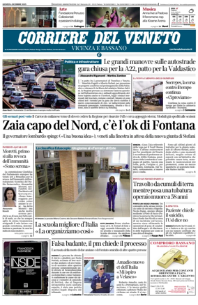 Cover of Corriere del Veneto (Vicenza e Bassano)
