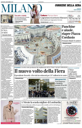 Cover of Corriere della Sera (Milano)