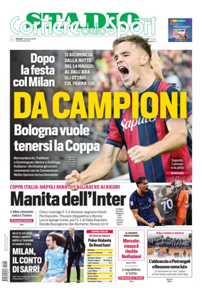 Cover of Corriere dello Sport Stadio (Bologna)