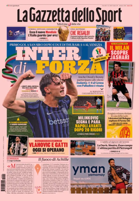 Cover of La Gazzetta dello Sport - Romana