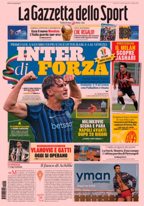 Cover of La Gazzetta dello Sport 