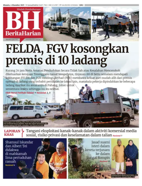Cover of Berita Harian