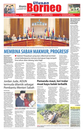 Cover of Utusan Borneo (Sabah)