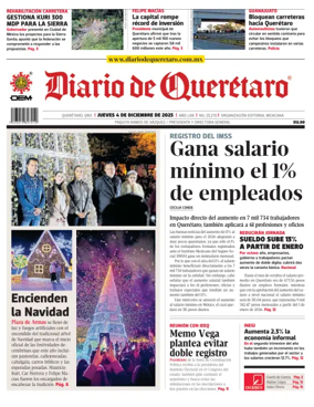 Cover of Diario de Queretaro