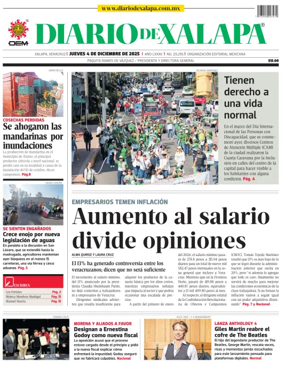 Cover of Diario de Xalapa