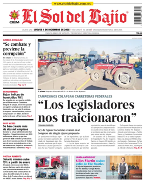 Cover of El Sol de Bajío