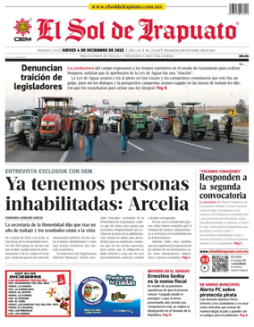 Cover of El Sol de Irapuato
