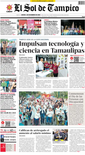 Cover of El Sol de Tampico