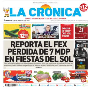 Cover of La Crónica
