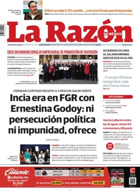 Cover of La Razón de México