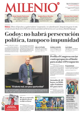 Cover of Milenio Monterrey