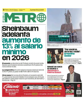 Cover of Publimetro Guadalajara