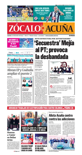 Cover of Zócalo Acuña