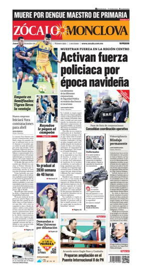 Cover of Zócalo Monclova