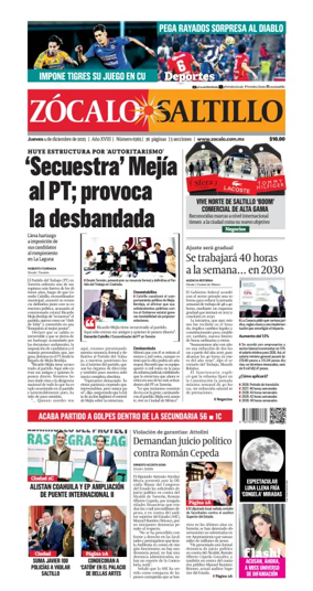 Cover of Zócalo Saltillo