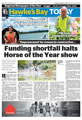 Cover of Hawke's Bay Today