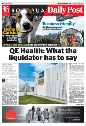 Cover of Rotorua Daily Post