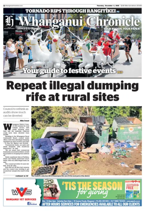 Cover of Wanganui Chronicle