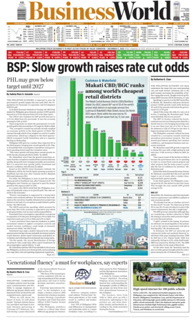 Cover of Business World 
