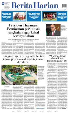 Cover of Berita Harian