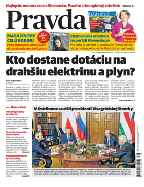 Cover of Pravda of Slovakia