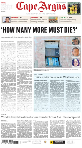 Cover of Cape Argus