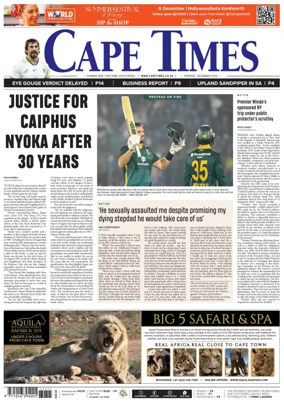 Cover of Cape Times