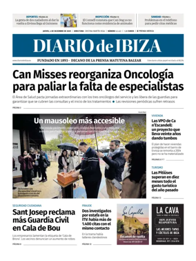 Cover of Diario de Ibiza
