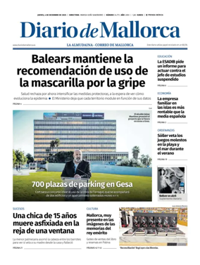 Cover of Diario de Mallorca