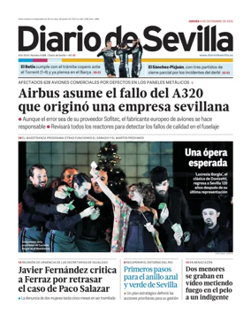 Cover of Diario de Sevilla