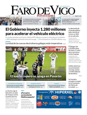 Cover of Faro de Vigo (Pontevedra)