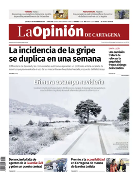 Cover of La Opinion de Murcia (Cartagena)