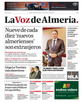 Cover of La Voz de Almería