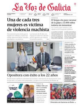 Cover of La Voz de Galicia (Barbanza)