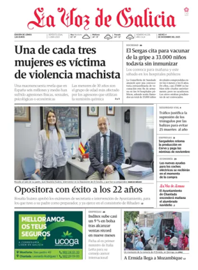 Cover of La Voz de Galicia (Monforte)