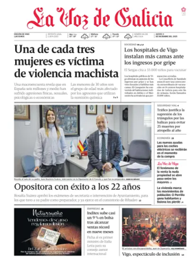 Cover of La Voz de Galicia (Vigo)